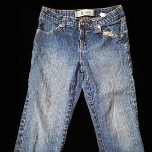 GapKids Capri Stretch GIRLS 8 REGULAR Denim Blue Jean Bottoms Pants